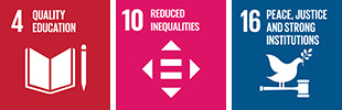 SDG 4, 10 and 16